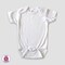 Laughing Giraffe® Blank Baby Bodysuit - 6-Pack - WHITE sublimation 100% polyester